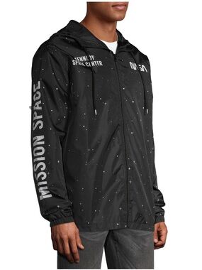 🔥 HOST PICK 🔥 Hyper Space NASA Kennedy Space Center Hooded Windbreaker Jacket